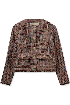 Mos Mosh Mmflora Tex Jacket Blazers BouclÉ Blazers Black