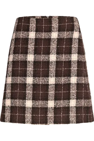INWEAR Kamieiw Skirt Skirts Short Skirts Brown
