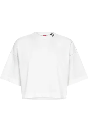 HUGO BOSS Damelody Tops T-shirts & Tops Short-sleeved White