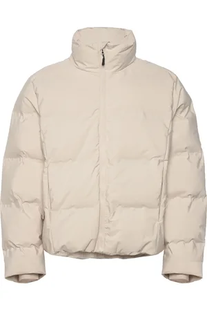 Lindbergh Cropped Seamless Puffer Jacket Foret Jakke Cream