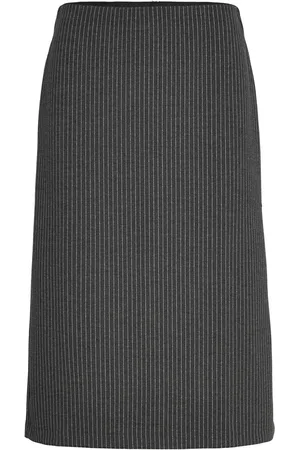 Part Two Lorinnepw Sk Skirts Knee-length & Midi Skirts Grey