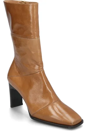 Billi Bi Booties Shoes Boots Ankle Boots Ankle Boots With Heel Brown