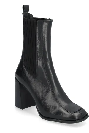 Jonak 637-Vanti Cuir Shoes Boots Ankle Boots Ankle Boots With Heel Black