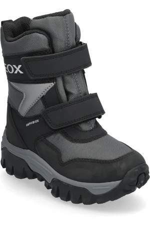 Geox J Himalaya Boy B Abx Vinterstøvler Med Burrebånd Black