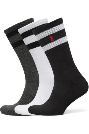 Ralph Lauren Athletic Crew Sock 3-Pack Underwear Socks Regular Socks Multi/patterned