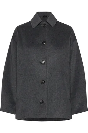 Lexington Sawyer Cashmere Blend Jacket Uldjakke Jakke Grey