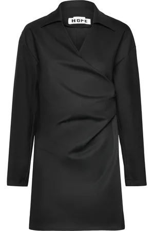 Hope Facade Dress Kort Kjole Black