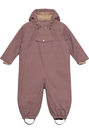 Mini A Ture Matwisti Fleece Lined Snowsuit. Grs Outerwear Coveralls Snow-ski Coveralls & Sets Purple