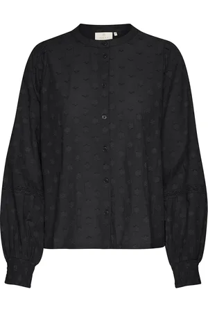 Kaffe Kaenya Blouse Tops Blouses Long-sleeved Black