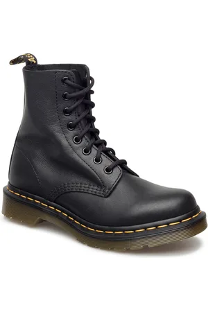 Dr. Martens 1460 Pascal Black Virginia Shoes Boots Ankle Boots Laced Boots Black