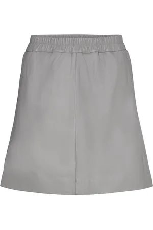 INWEAR Wookiw Short Skirt Kort Nederdel Grey