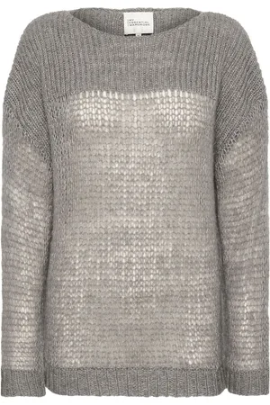 My Essential Wardrobe Lingomw Knit Blouse Tops Knitwear Jumpers Grey