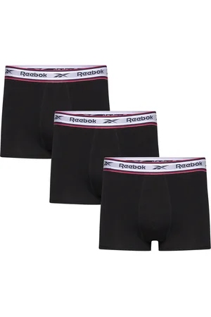 Reebok Mens Reebok Trunk Barlow 3Pk Boxershorts Black