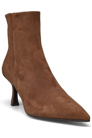 Billi Bi Booties Shoes Boots Ankle Boots Ankle Boots With Heel Brown