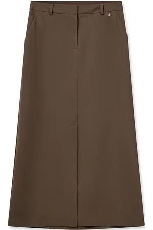 Mos Mosh Mmhulya Roy Skirt Skirts Maxi Skirts Brown