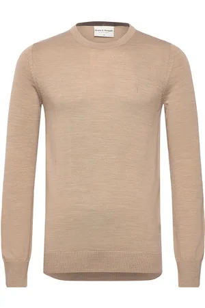 Bruun & Stengade Bs Jupiter Regular Fit Knitwear Tops Knitwear Round Necks Beige