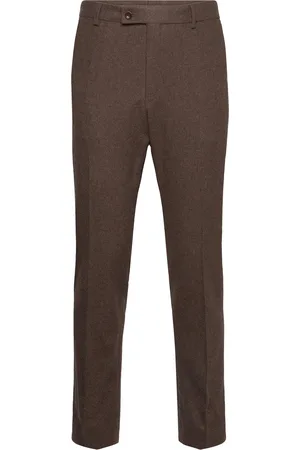 Morris Flannel Suit Trs Designers Trousers Formal Brown