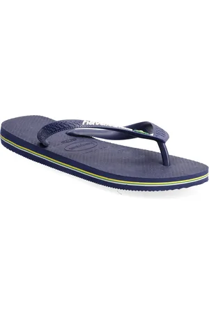 Havaianas Hav Brazil Logo Shoes Summer Shoes Sandals Flip Flops Blue
