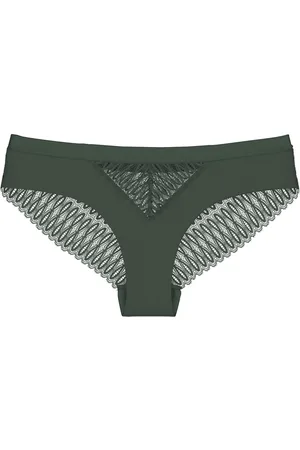 Triumph Aura Spotlight T Brazilian Lingerie Panties Brazilian Panties Green