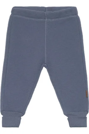 Mikk-Line Wool Pants Outerwear Fleece Outerwear Fleece Trousers Blue