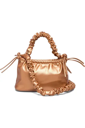 Hvisk Arcadia Shiny Structure Bags Top Handle Bags Gold