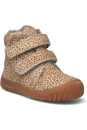 Bisgaard Evon Tex Vinterstøvler Med Burrebånd Beige