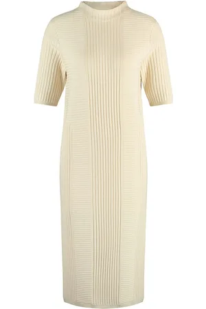 Gerry Weber Dress Knit Knælang Kjole Cream