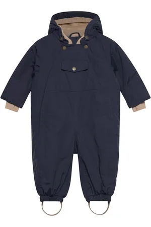 Mini A Ture Matwisti Fleece Lined Snowsuit. Grs Outerwear Coveralls Snow-ski Coveralls & Sets Navy