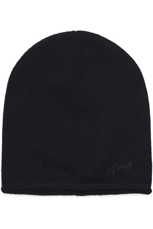 HUGO BOSS Sesper_Hat Accessories Headwear Beanies Black
