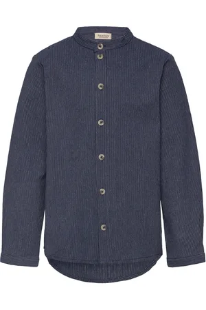Marmar Copenhagen Torben Tops Shirts Long-sleeved Shirts Navy