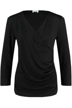 Gerry Weber T-Shirt 3/4 Sleeve Tops T-shirts & Tops Long-sleeved Black