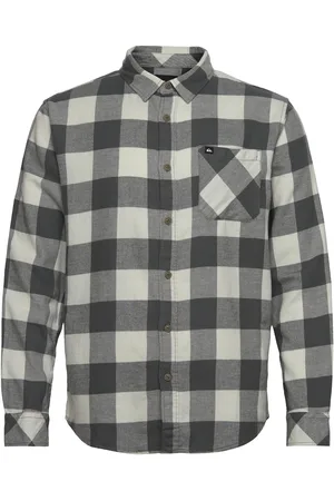 Quiksilver Buffalo Classic Flannel Sport Sport Clothing Sport Tops Sport Shirts Grey
