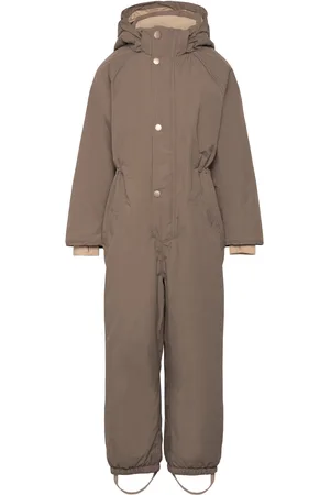 Mini A Ture Matwanni Fleece Lined Snowsuit. Grs Outerwear Coveralls Snow-ski Coveralls & Sets Grey