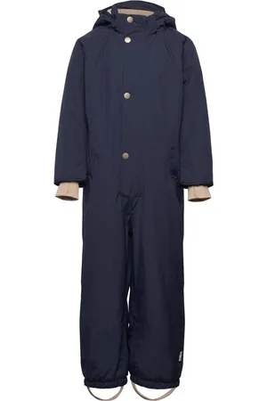Mini A Ture Matwanni Fleece Lined Snowsuit. Grs Outerwear Coveralls Snow-ski Coveralls & Sets Navy