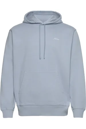 Nikben Nb Abc Hoodie Dusty Blue Designers Sweatshirts & Hoodies Hoodies Blue