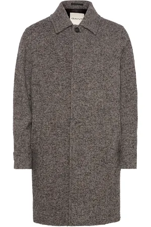 GANT Wool Car Coat Uldfrakke Frakke Brown