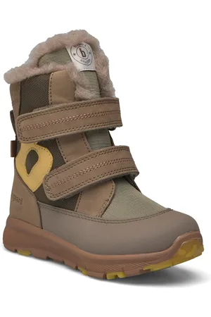 Bisgaard Spencer Tex Vinterstøvler Med Burrebånd Beige