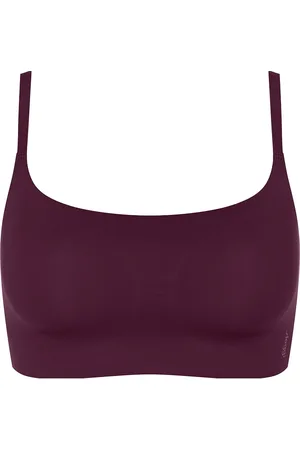 Sloggi Zero Feel 2.0 Ultra Bra Lingerie Bras & Tops Soft Bras Bralette Burgundy