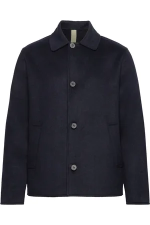 Brixtol Alfred Wool Designers Jackets Wool Jackets Navy