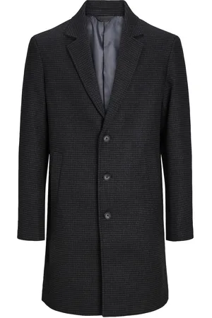 JACK & JONES Jjeharrison Wool Coat Sn Uldfrakke Frakke Black Jack & J S