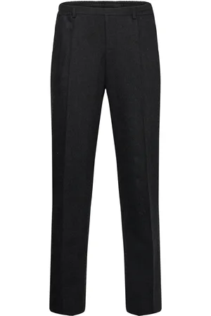 Lexington Marvin Wool Slacks Bottoms Trousers Formal Black