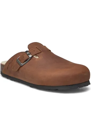 EN FANT Clogs Nubuck Leather Shoes Clogs Brown