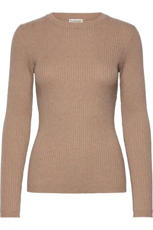 Bruun & Stengade Bs Bonita Regular Fit Knitwear Tops Knitwear Jumpers Beige