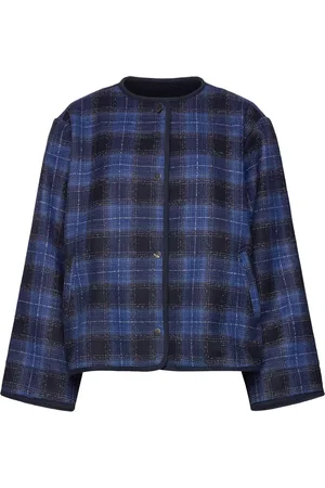 Lollys Laundry Yarrall Jacket Ls Outerwear Jackets Light-summer Jacket Blue
