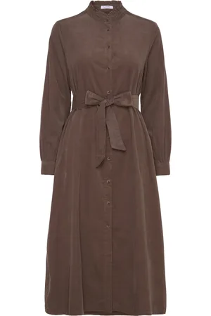 Claire Woman Cwdita - Dress Knælang Kjole Brown