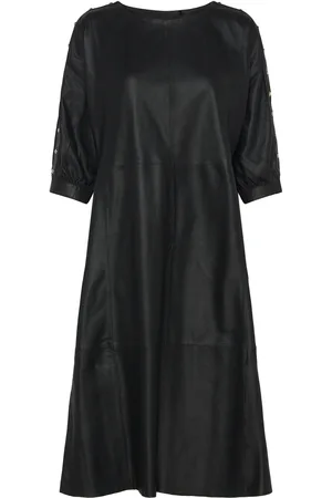DEPECHE Pennydep Dress Knælang Kjole Black