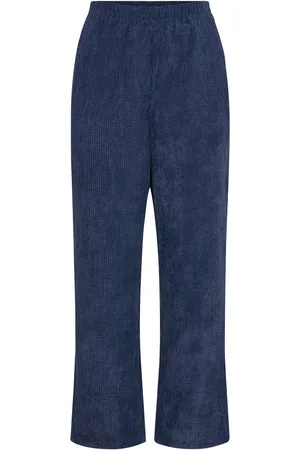 Lollys Laundry Billll Pants Bottoms Trousers Straight Leg Navy