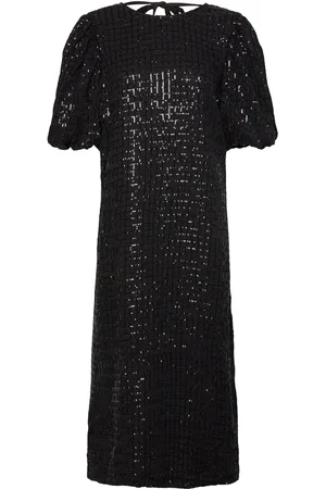 Noella Scarlet Long Dress Maxikjole Festkjole Black