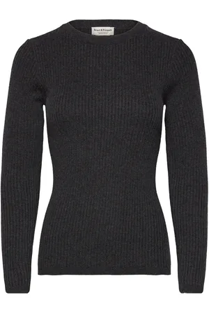 Bruun & Stengade Bs Bonita Regular Fit Knitwear Tops Knitwear Jumpers Grey