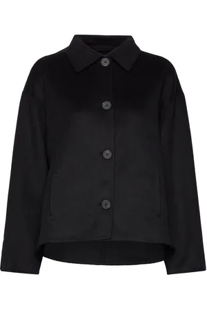 Lindex Jacket Melissa Unlined Uldjakke Jakke Black